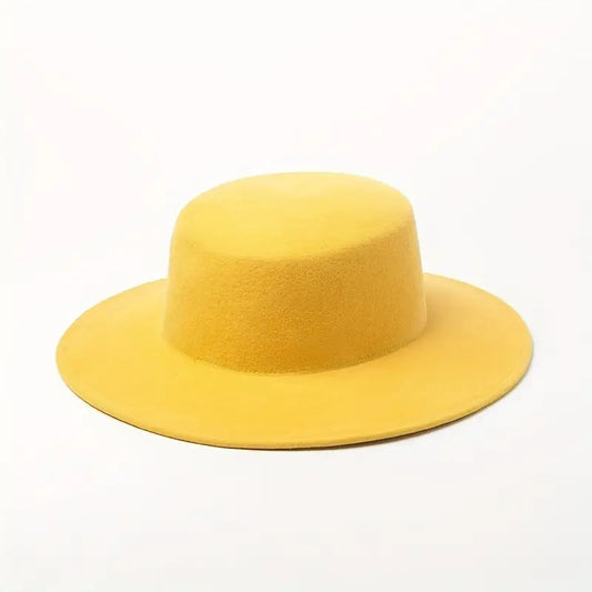 Candy Colour Flat Top Fedora