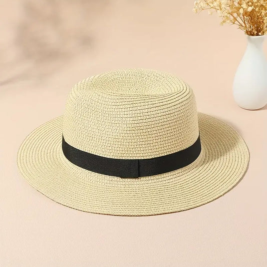 Khaki French Elegant Sun Hat